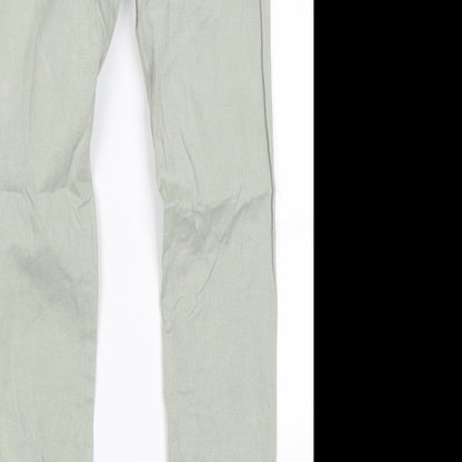 Eight2Nine Womens Green   Skinny Jeans Size 29 in L31 in