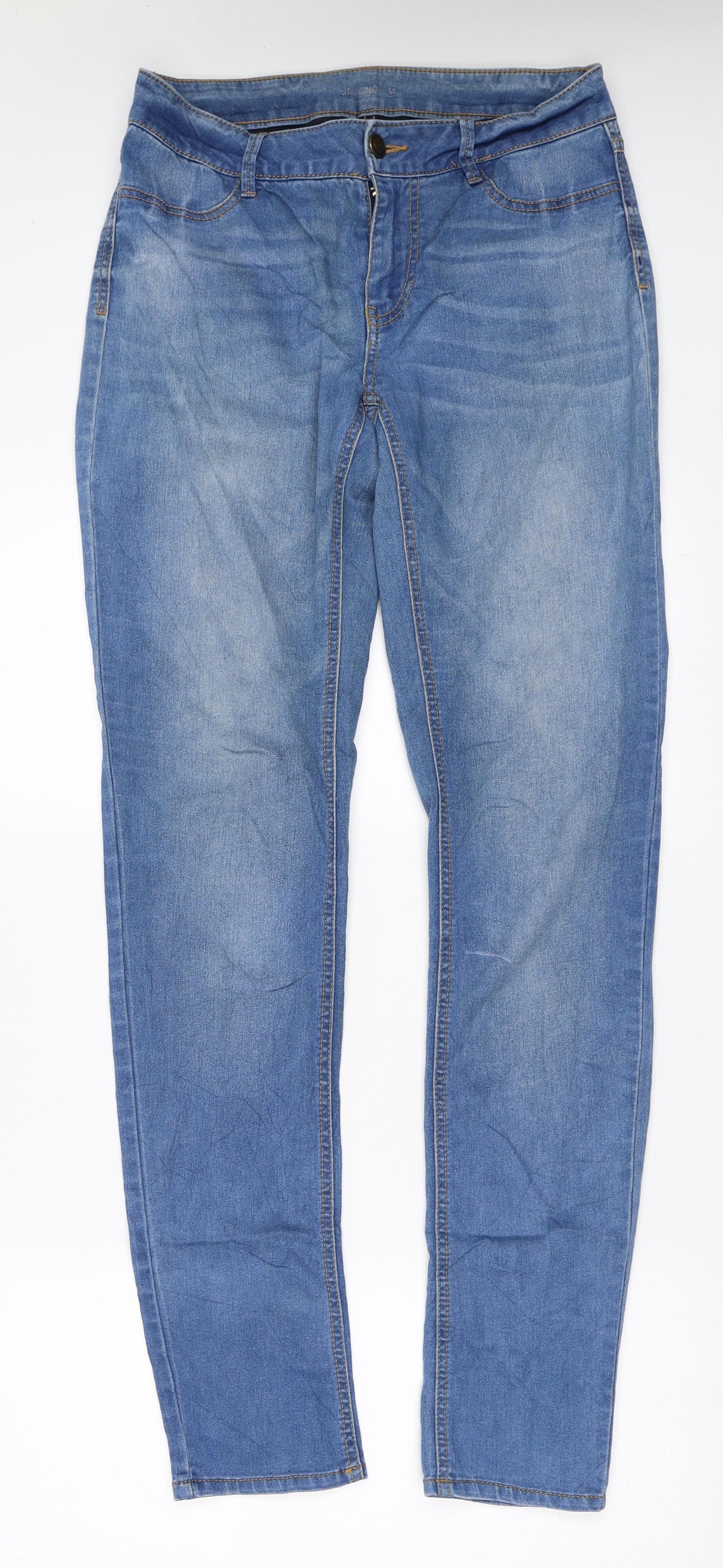 Womens UK Size 30 in Preworn Regular Fit Jegging Blue Jeans