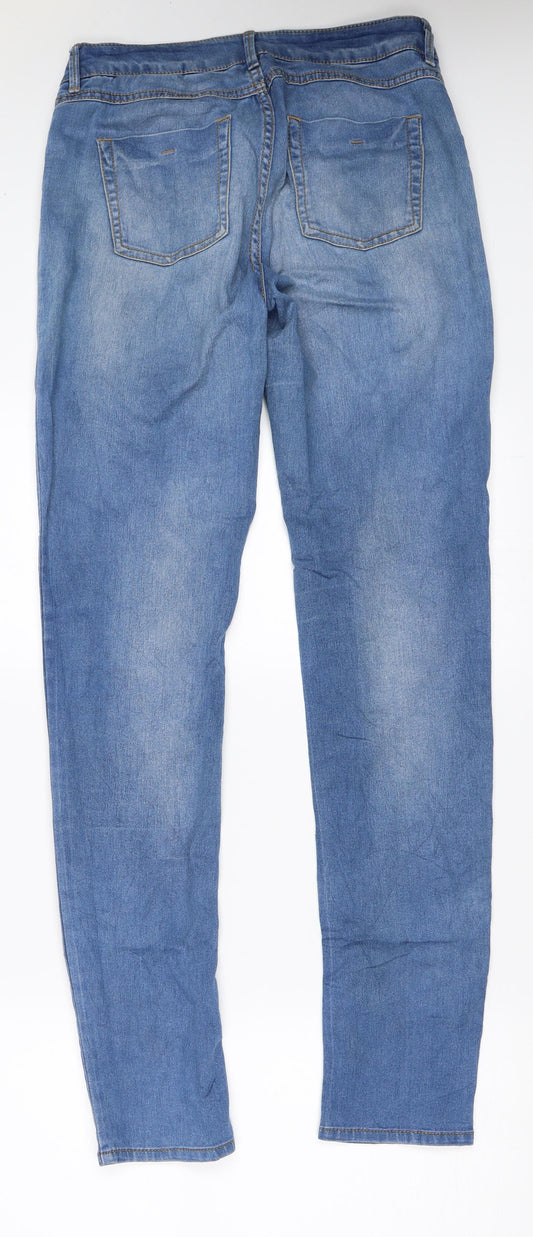 Womens UK Size 30 in Preworn Regular Fit Jegging Blue Jeans