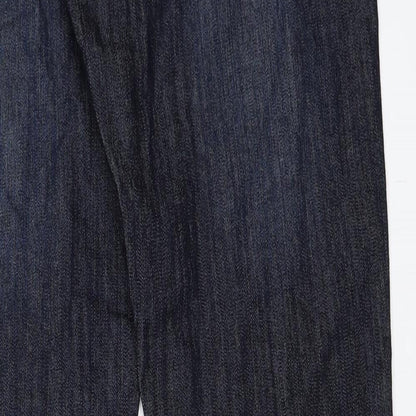 Jet Line Womens Blue   Straight Jeans Size 34 in L33 in