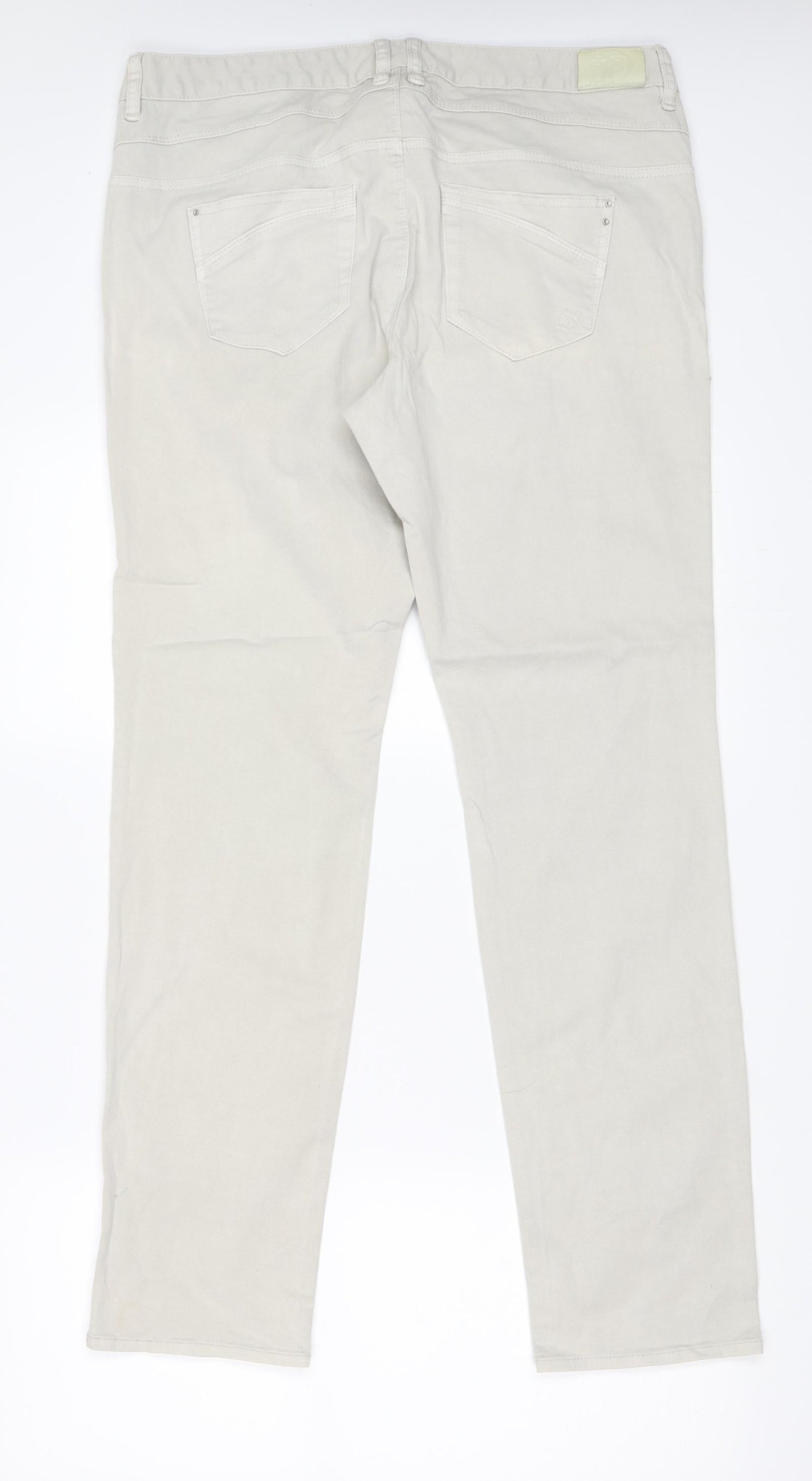 Lynn Womens Grey   Straight Jeans Size 34 in L30 in