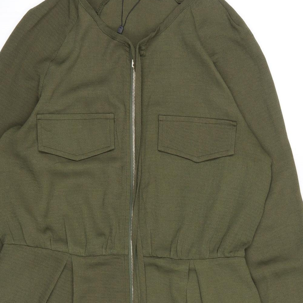 I SAW IT FIRST Womens Green   Shorts One-Piece Size 6