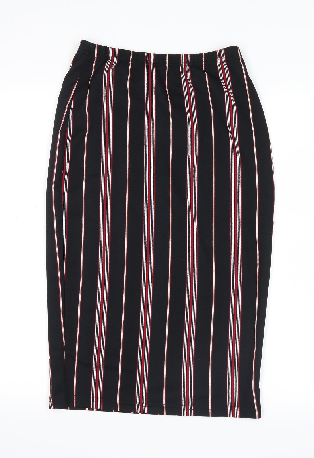 SheIn Womens Red Striped  Maxi Skirt Size XS
