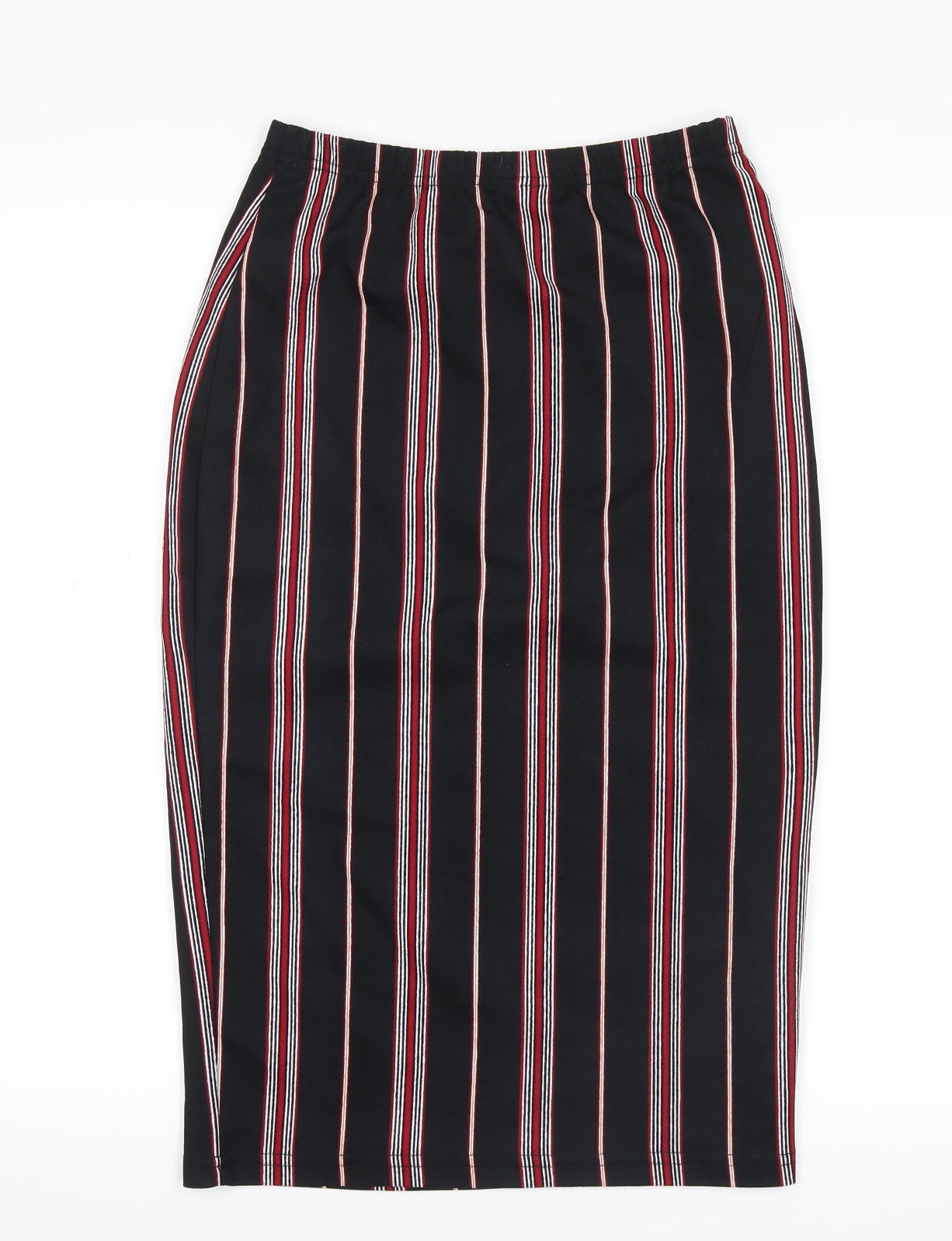 SheIn Womens Red Striped  Maxi Skirt Size XS