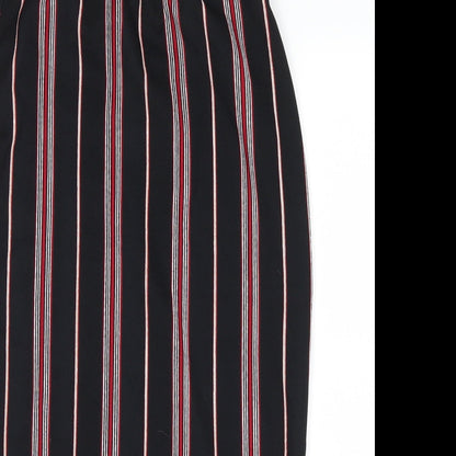 SheIn Womens Red Striped  Maxi Skirt Size XS