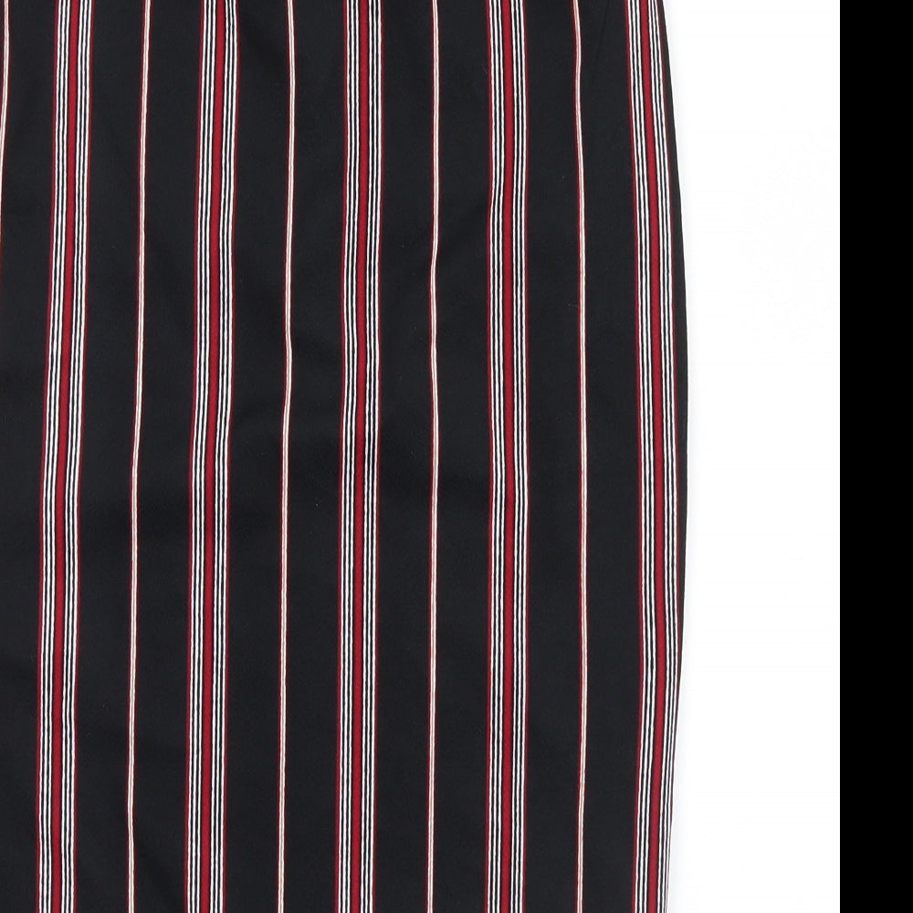SheIn Womens Red Striped  Maxi Skirt Size XS