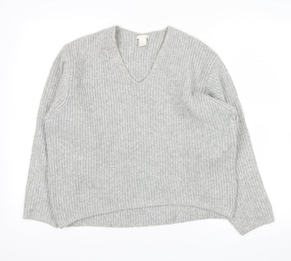 H&M Mens Grey   Pullover Jumper Size XS