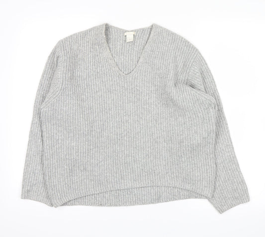 H&M Mens Grey   Pullover Jumper Size XS