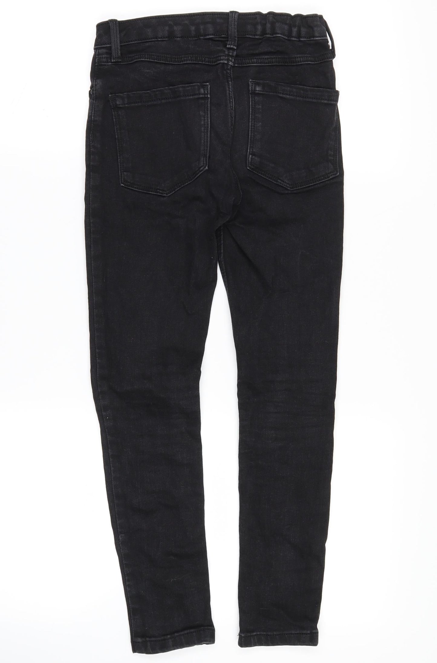 NEXT Girls Black  Denim Skinny Jeans Size 9 Years