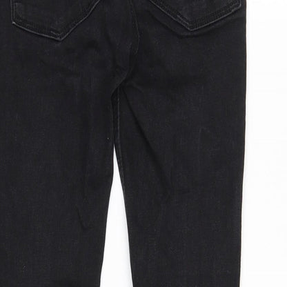 NEXT Girls Black  Denim Skinny Jeans Size 9 Years