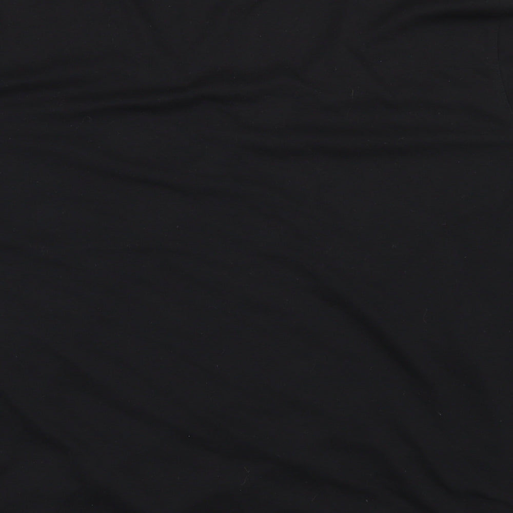 Womens UK Size 18 Emreco Black Basic T-Shirt