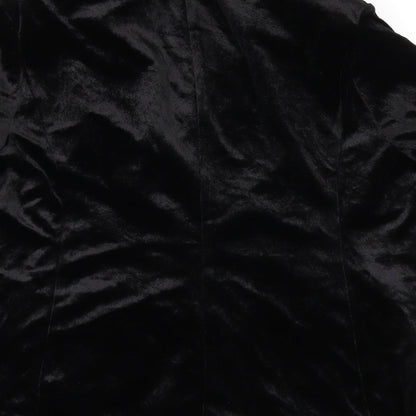 Womens UK Size 8 PRETTYLITTLETHING Black Jacket Jacket