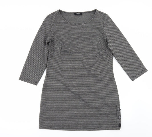 Papaya Womens Grey Check  Mini  Size 10