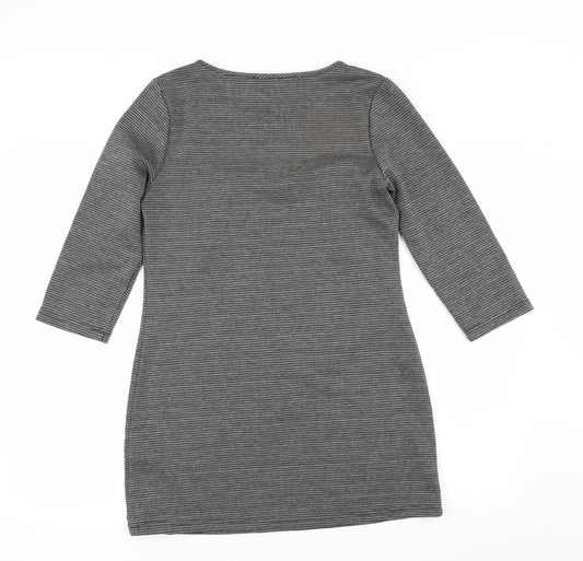 Papaya Womens Grey Check  Mini  Size 10