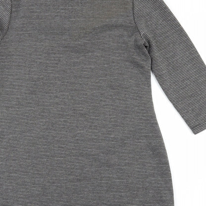 Papaya Womens Grey Check  Mini  Size 10