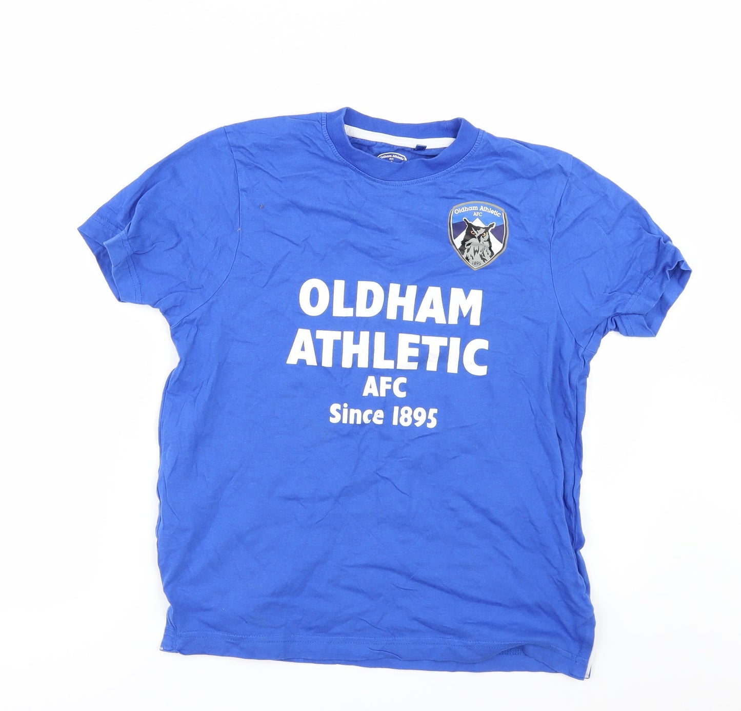 official merchandise Boys Beige   Basic T-Shirt Size 9-10 Years  - Oldham Athletic