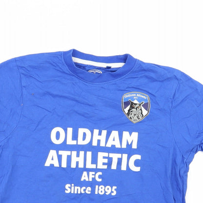 official merchandise Boys Beige   Basic T-Shirt Size 9-10 Years  - Oldham Athletic