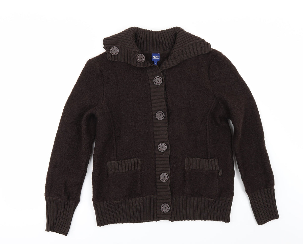 Cecil Womens Brown   Jacket  Size L