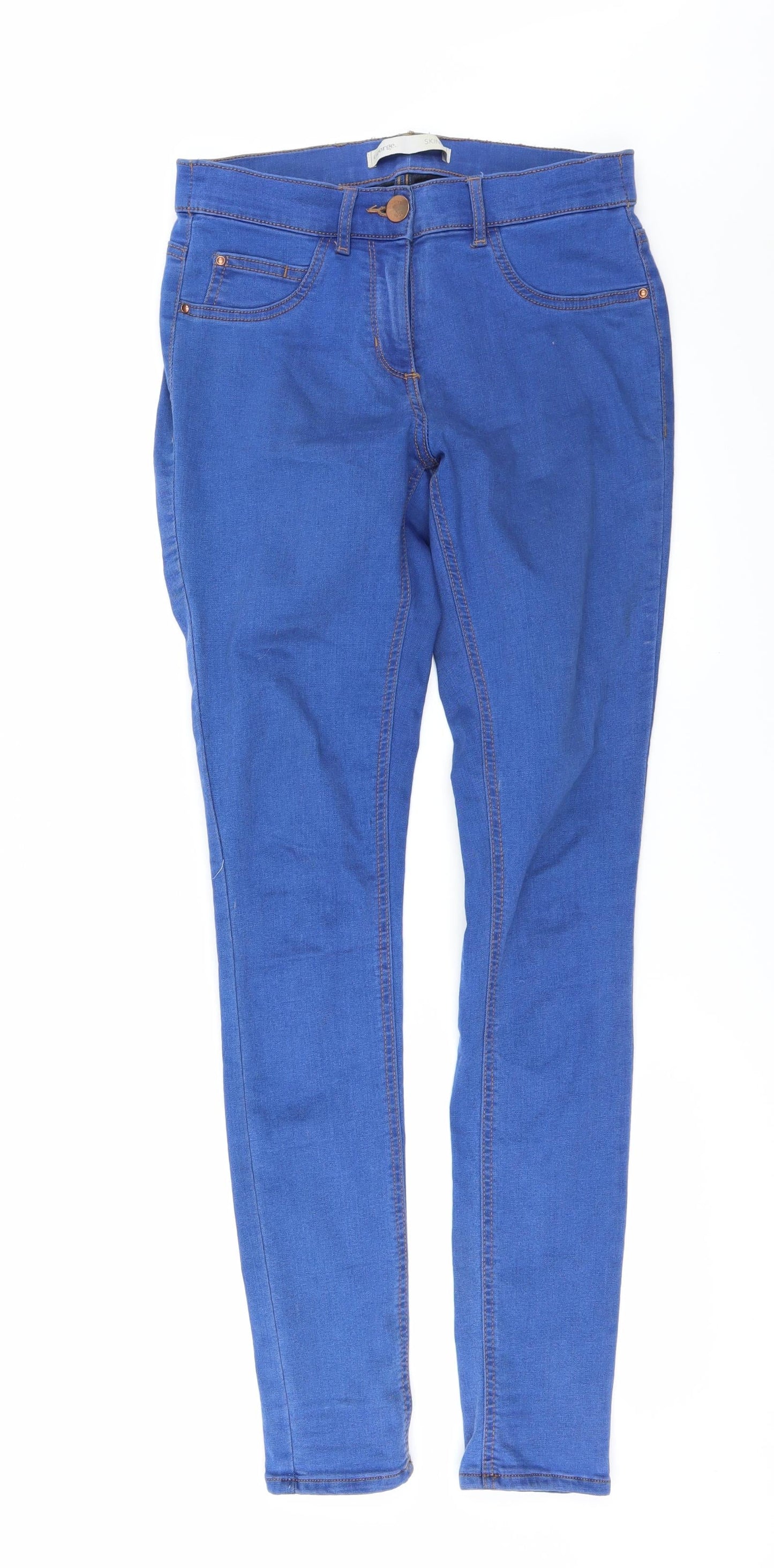 George Womens Blue  Denim Skinny Jeans Size S L33 in