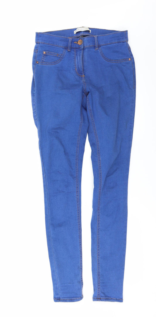 George Womens Blue  Denim Skinny Jeans Size S L33 in