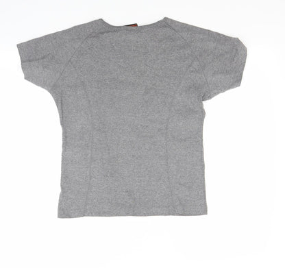 Extreamapatagomia Boys Grey   Basic T-Shirt Size L