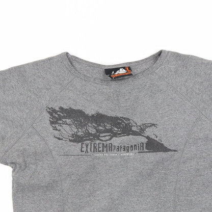 Extreamapatagomia Boys Grey   Basic T-Shirt Size L