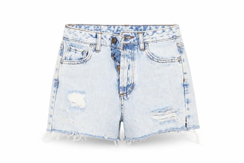 Womens UK Size 32 in Pull & Bear Regular Fit Cut-Off Shorts