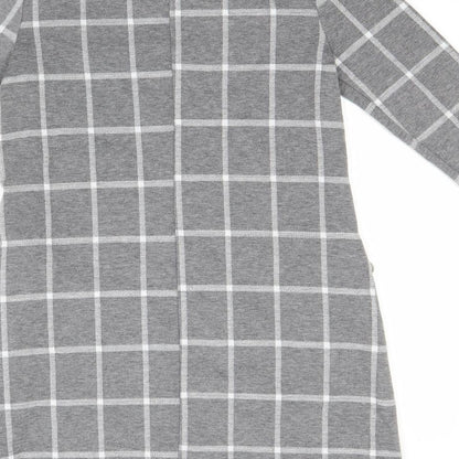 Papaya Womens Grey Check  A-Line  Size 10