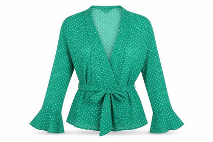 Womens UK Size 6 Primark Green Basic Blouse