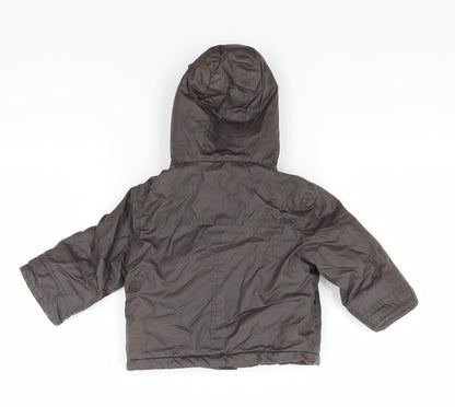 Cherokee Boys Brown   Basic Coat Coat Size 6-9 Months
