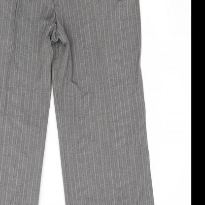 Womens UK Size M Marks and Spencer Regular Fit  Grey Trousers