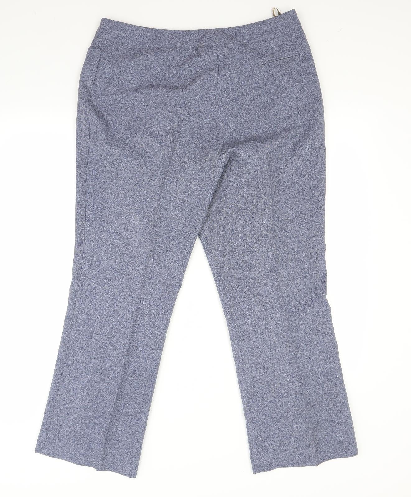 Womens UK Size 16 Atmosphere Regular Fit  Blue Trousers