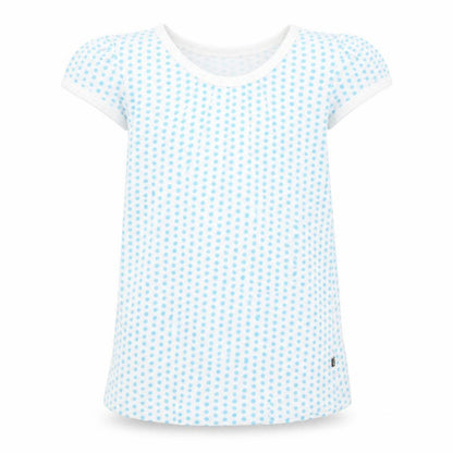 Greenbaby Girls Blue   Basic T-Shirt Size 4-5 Years