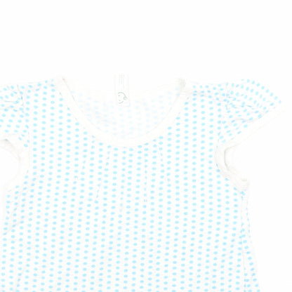 Greenbaby Girls Blue   Basic T-Shirt Size 4-5 Years