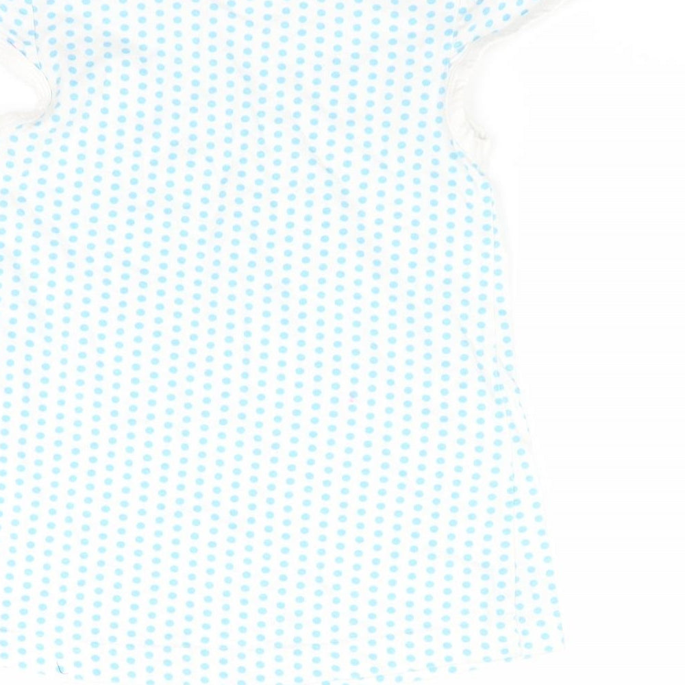 Greenbaby Girls Blue   Basic T-Shirt Size 4-5 Years