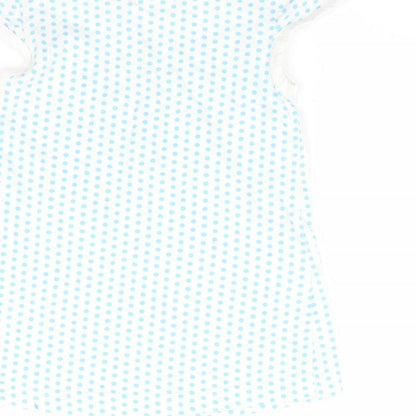 Greenbaby Girls Blue   Basic T-Shirt Size 4-5 Years