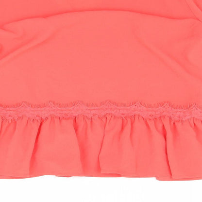Womens UK Size S Yas Red Basic Blouse