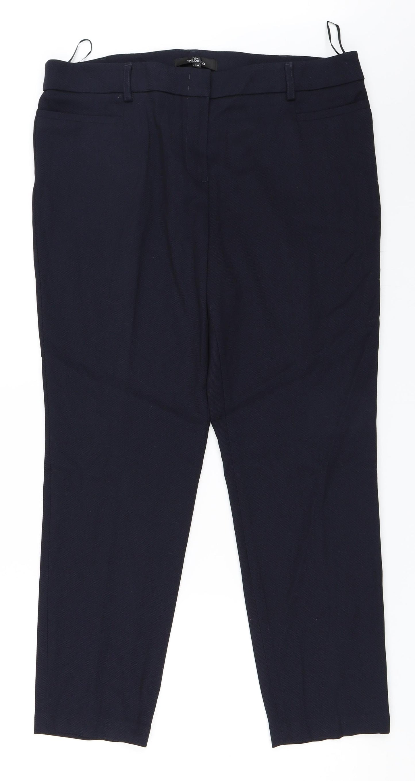 Womens UK Size 14 NEXT Regular Fit  Blue Trousers