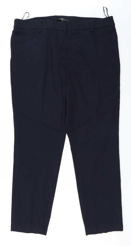 Womens UK Size 14 NEXT Regular Fit  Blue Trousers