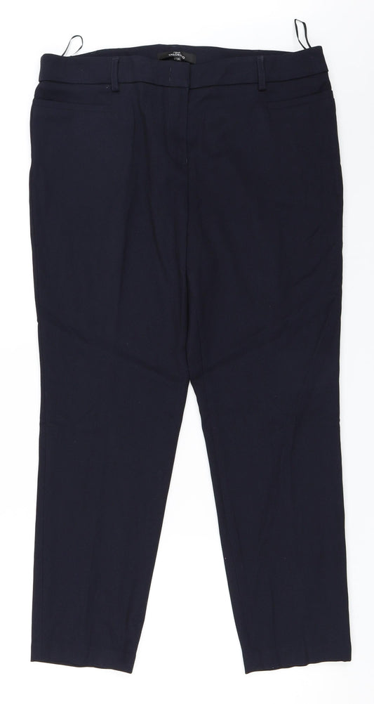 NEXT Womens Blue   Trousers  Size 14 L27 in