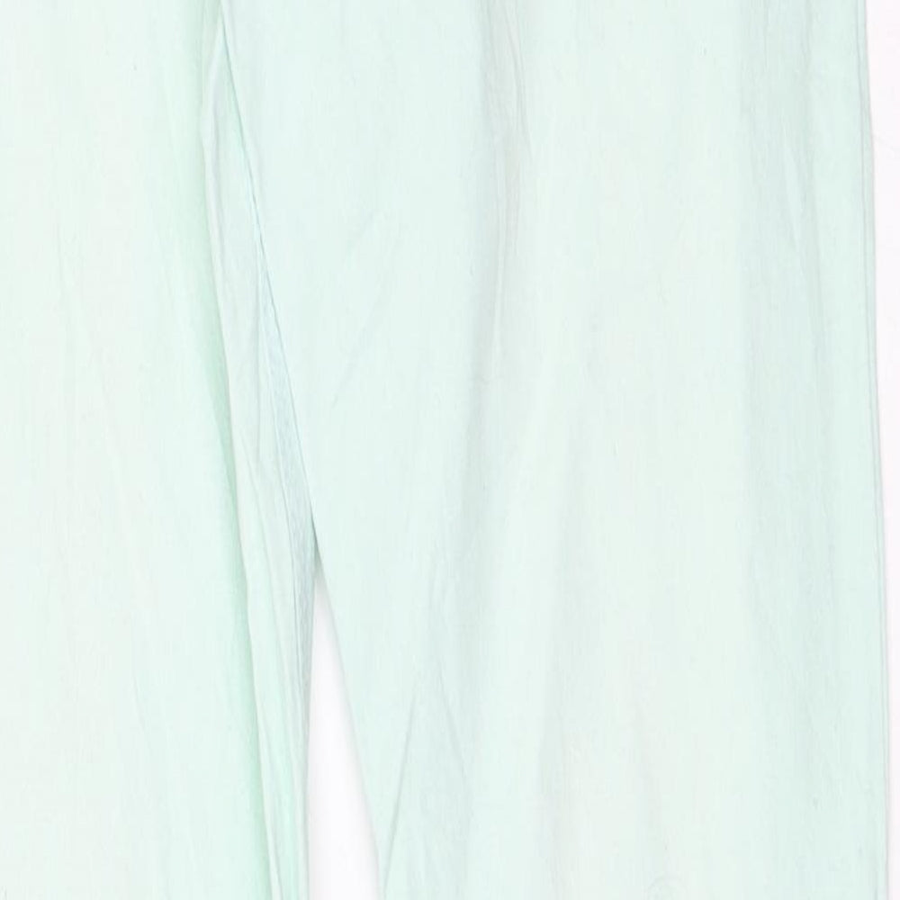 Yigga Girls Green   Straight Jeans Size 14 Years