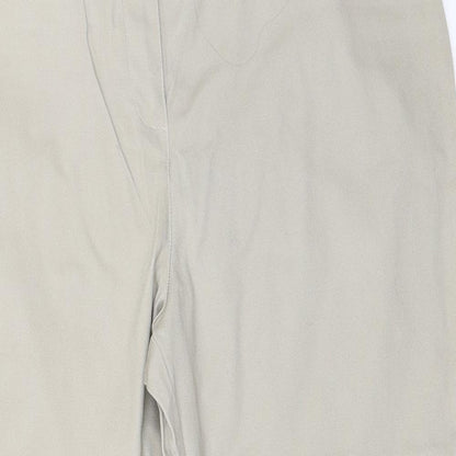 Alexana Womens Beige   Cropped Trousers Size XL L23 in