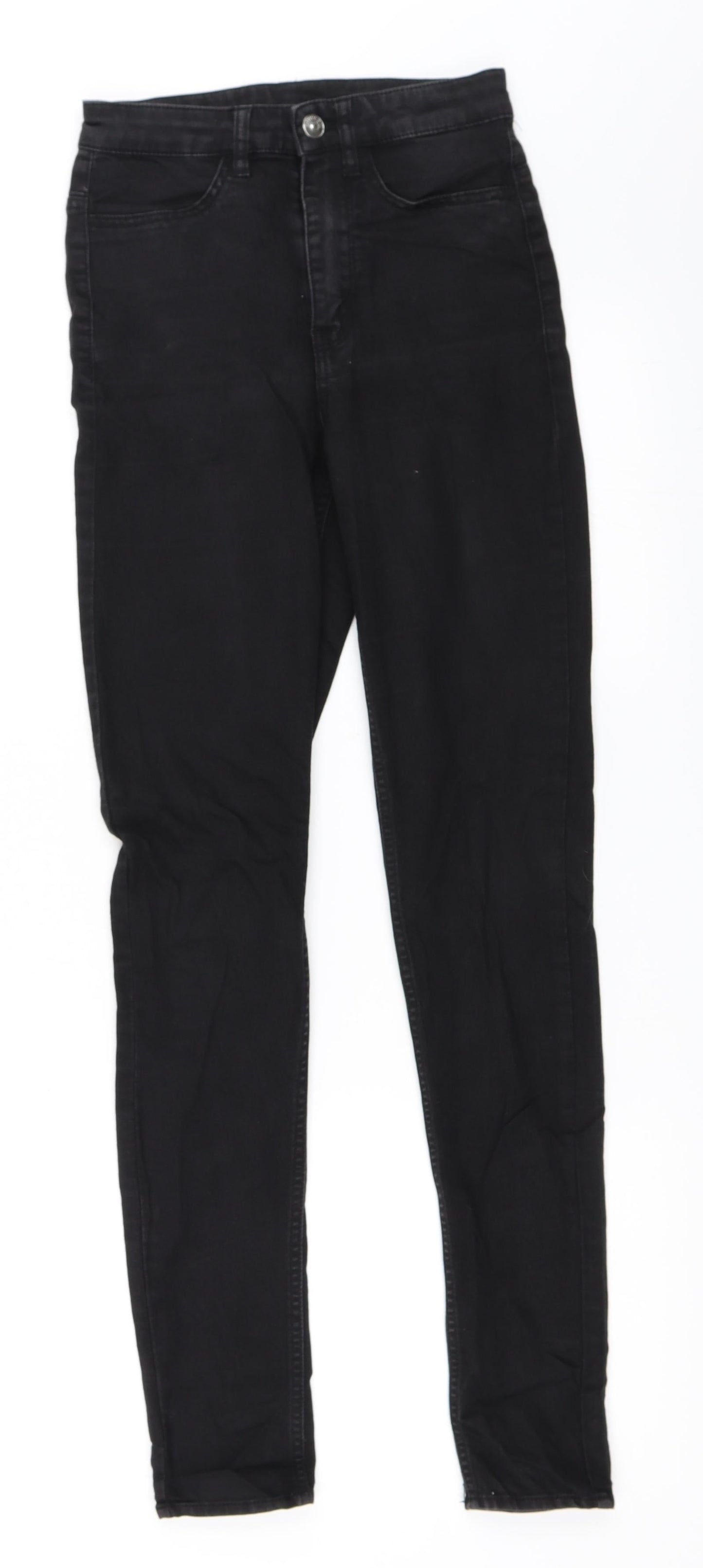 Womens UK Size 32 H&M Regular Fit Skinny Black Jeans