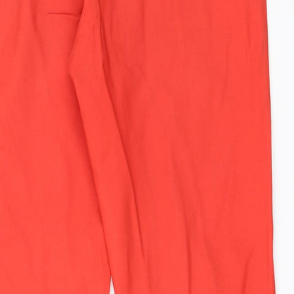 RESERVED Womens Red   Trousers  Size 34 L28 in