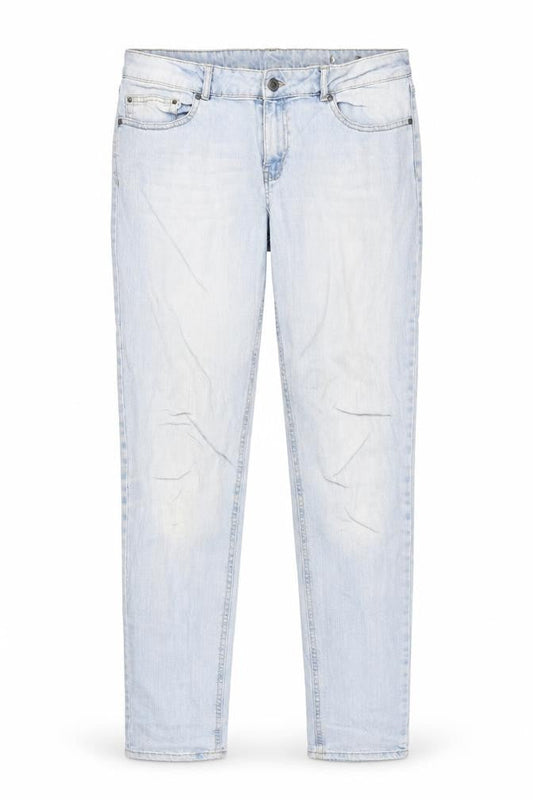 Womens UK Size 44 Mango Regular Fit Straight Blue Jeans