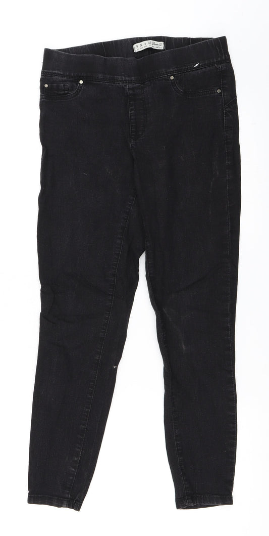 Primark Womens Black   Jegging Jeans Size 8 L25 in