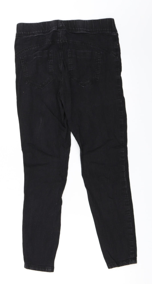 Primark Womens Black   Jegging Jeans Size 8 L25 in