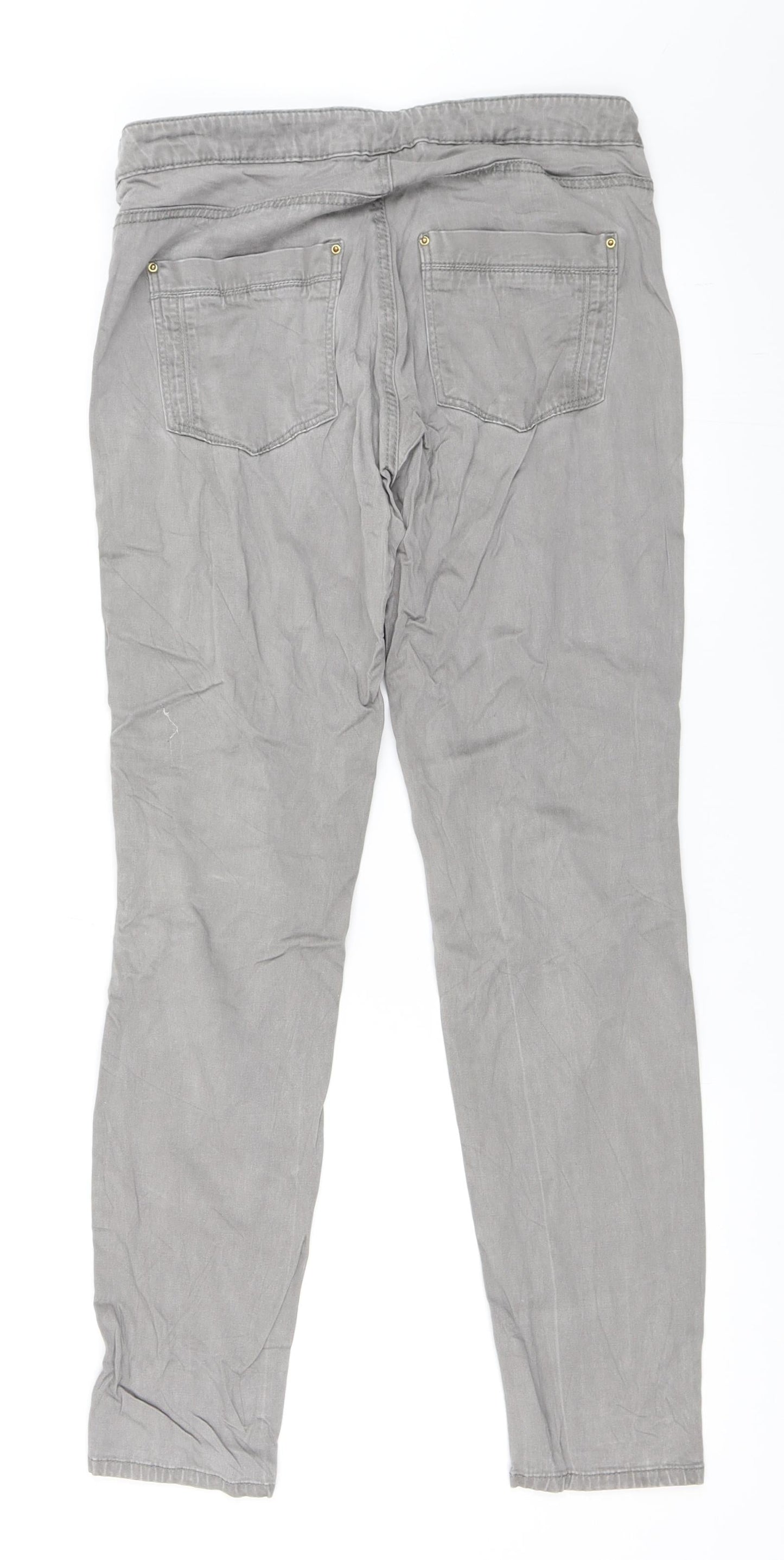 Womens UK Size 38 H&M Regular Fit Skinny Grey Jeans