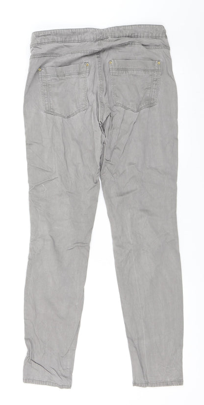 Womens UK Size 38 H&M Regular Fit Skinny Grey Jeans