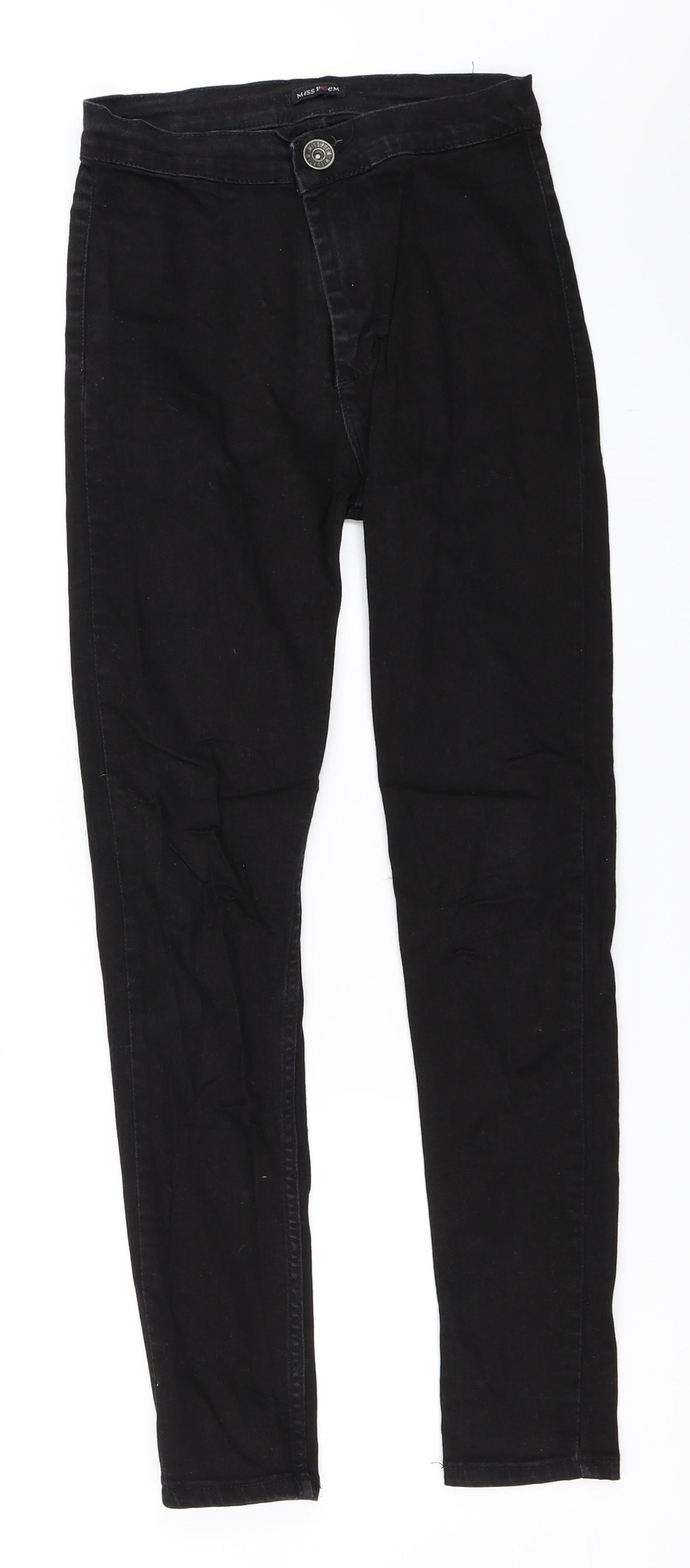 Miss Poem Womens Black  Denim Skinny Jeans Size 29 in L27 in